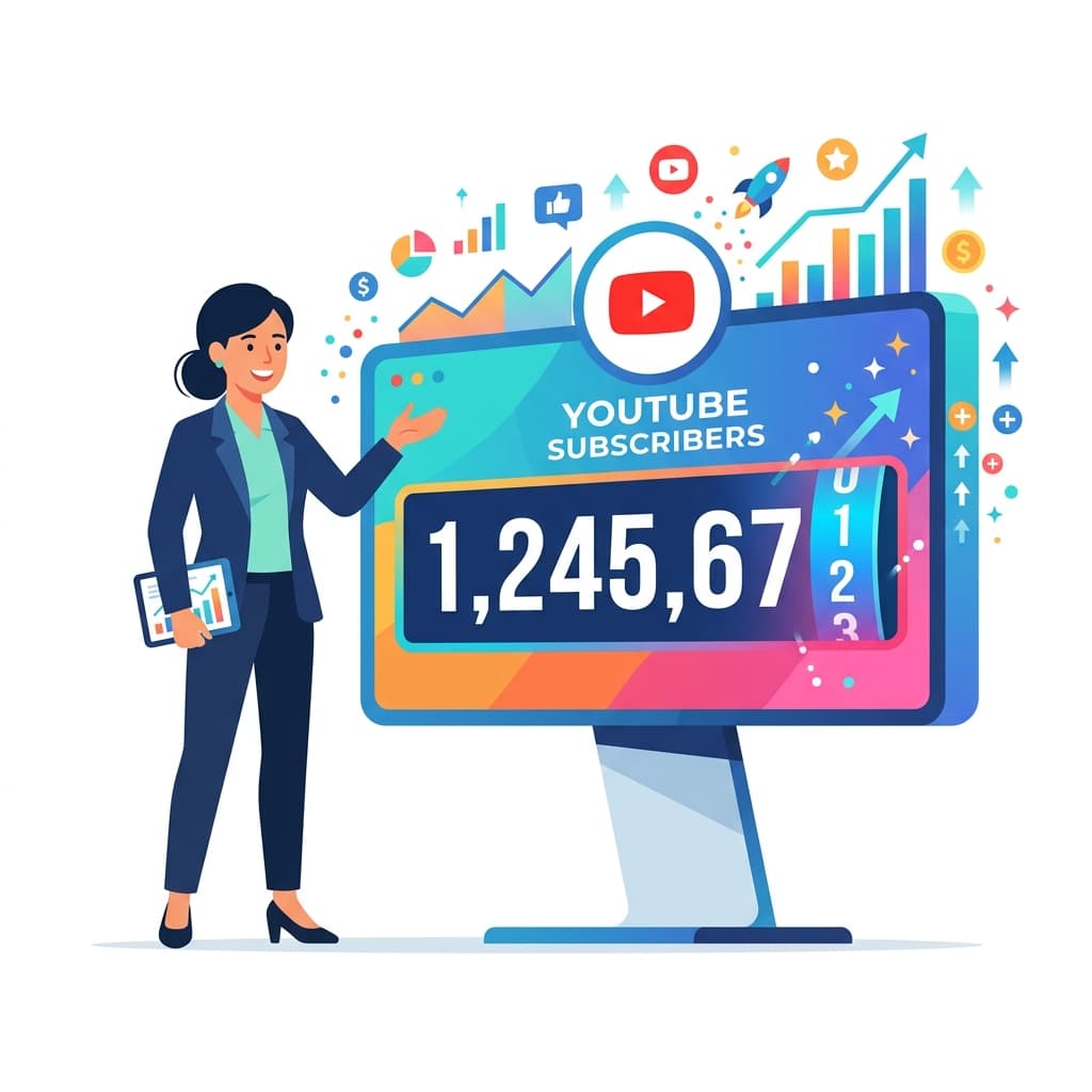 Why buy YouTube subscribers illustration